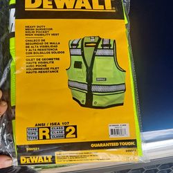 Dewalt Siz e XL Safety Vest NEW in package