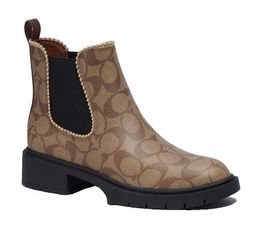 Coach Woman’s Bowery Leather Chelsea Ankle Boots