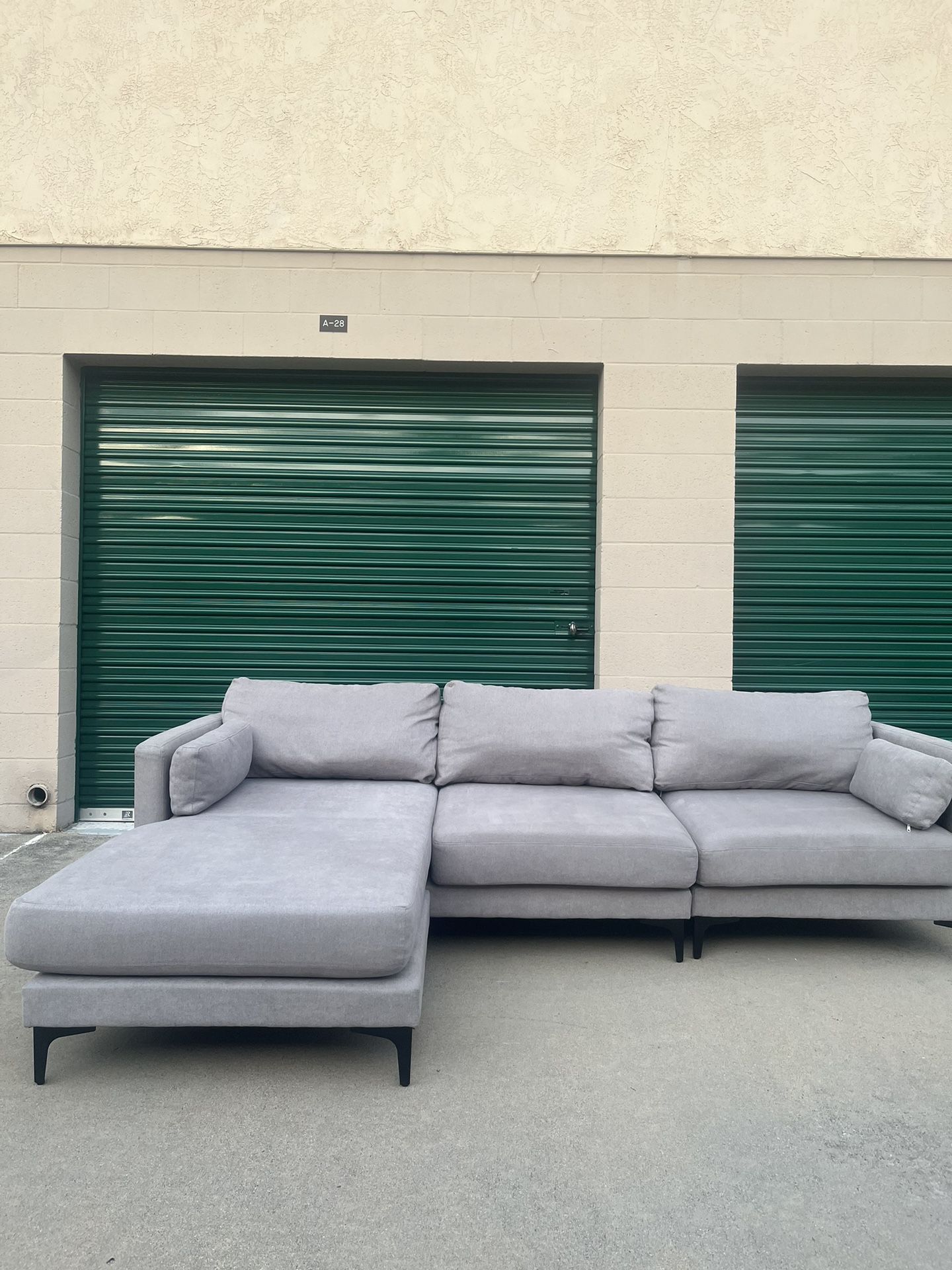 Midcentury Modern Sectional Couch With Reversible Chaise *Delivery Available*