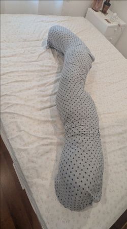 Long Body Pillow with Cotton Cover