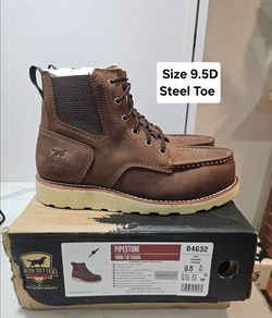 Irish Setter Pipestone Steel Toe Work Boot Size 9.5D