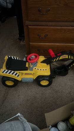 Fisher-Price Kids Ride-On Excavator Toy