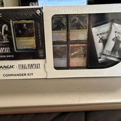 UNOPENED Final Fantasy Costco Exclusive Commander Kit