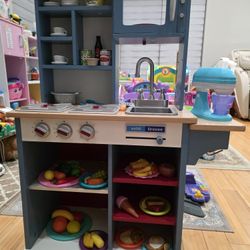 Kids Play Kitchen Toy Set + Accessories