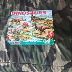Lightly Used Floor Puzzle Dinosaur 🦕 