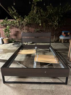 IKEA Skorva Full Bed Frame