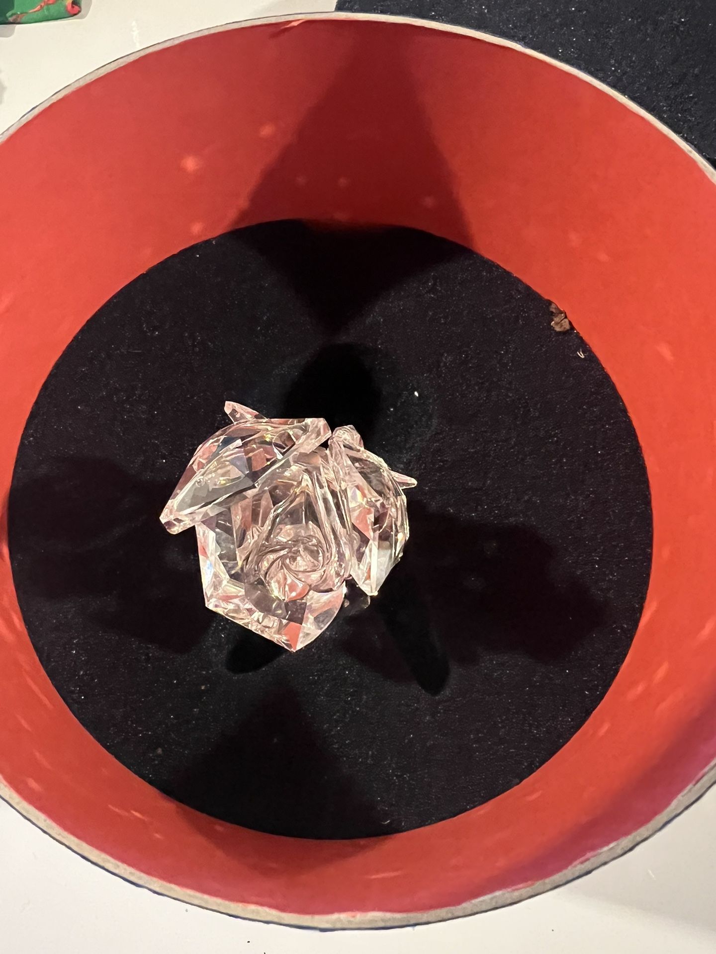 Rose By Swarovski With Box