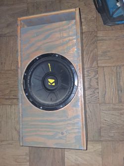 10" kicker comp S with flush mount ported  enclosure
