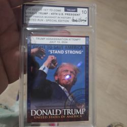 Tarjeta Donald Trump