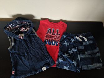 Toddler 2T patriotic outfits