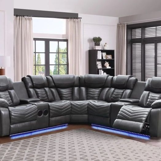 Power Recliner Sectional