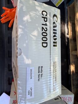 New Canon CP1200D tax prep printing calculator machine 12 Digit