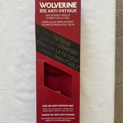 Wolverine EPX Anti-Fatigue Replacement Insoles (fits like a size 9)