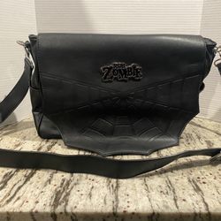 KILLSTAR X Rob Zombie Embossed Spider Web Goth Messenger Bag HTF