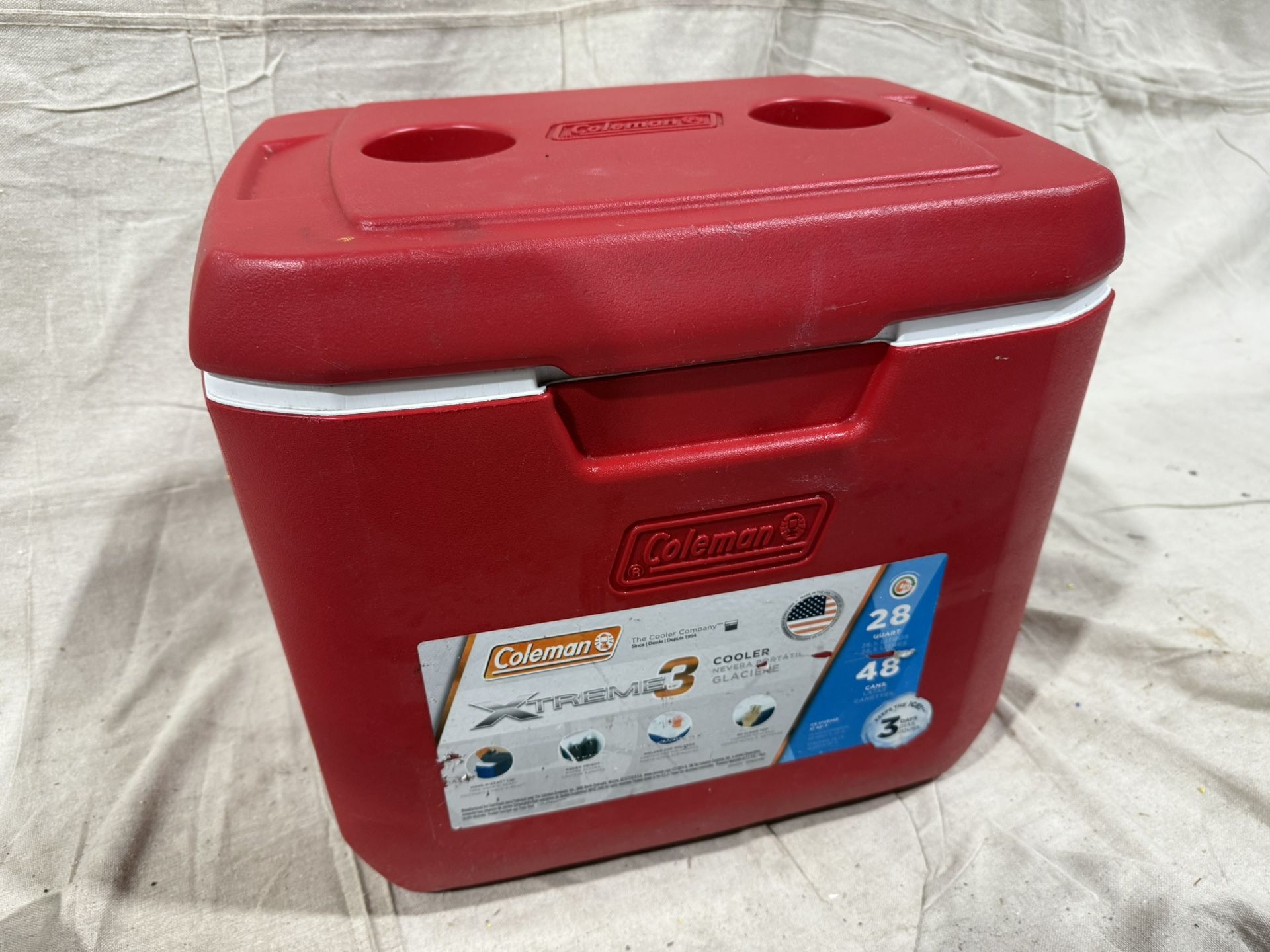 Red Coleman Cooler