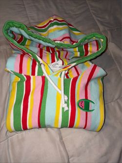 Champion Sweater Womens Medium Susan Alexandra Watermelon Reverse Weave Hoodie