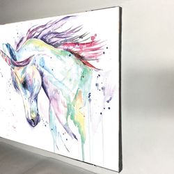 Canvas wall decoration 30”x42”. Brand new we can make it in different sizes, from 4.5”x4.5” to 30”x66”, Wood frame and sprayed with glossy clear coat