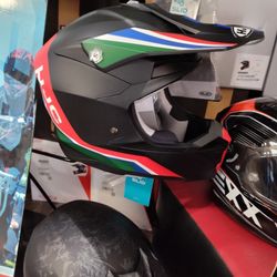 Motocross Off-road Helmet Size Large HJC, D O T/Ece Approved
