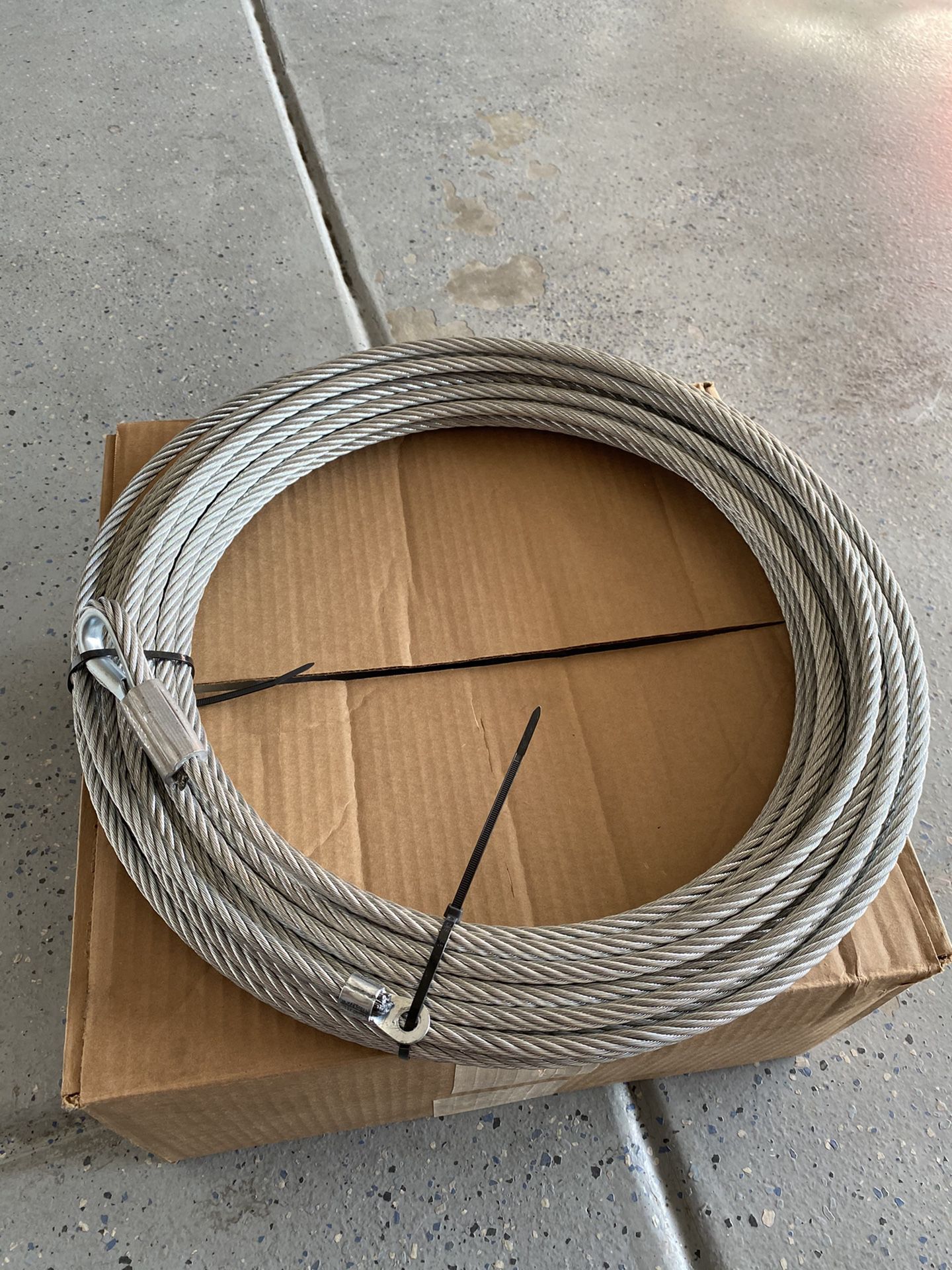 Warn steel cable