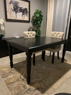Dining table black
