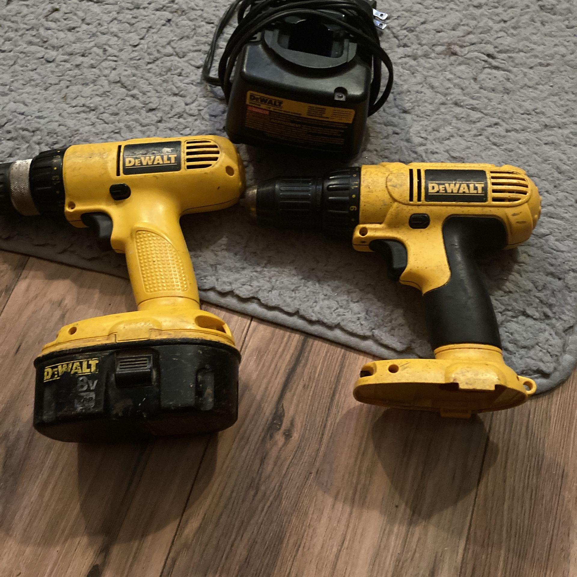 Dewalt Drills And Charger