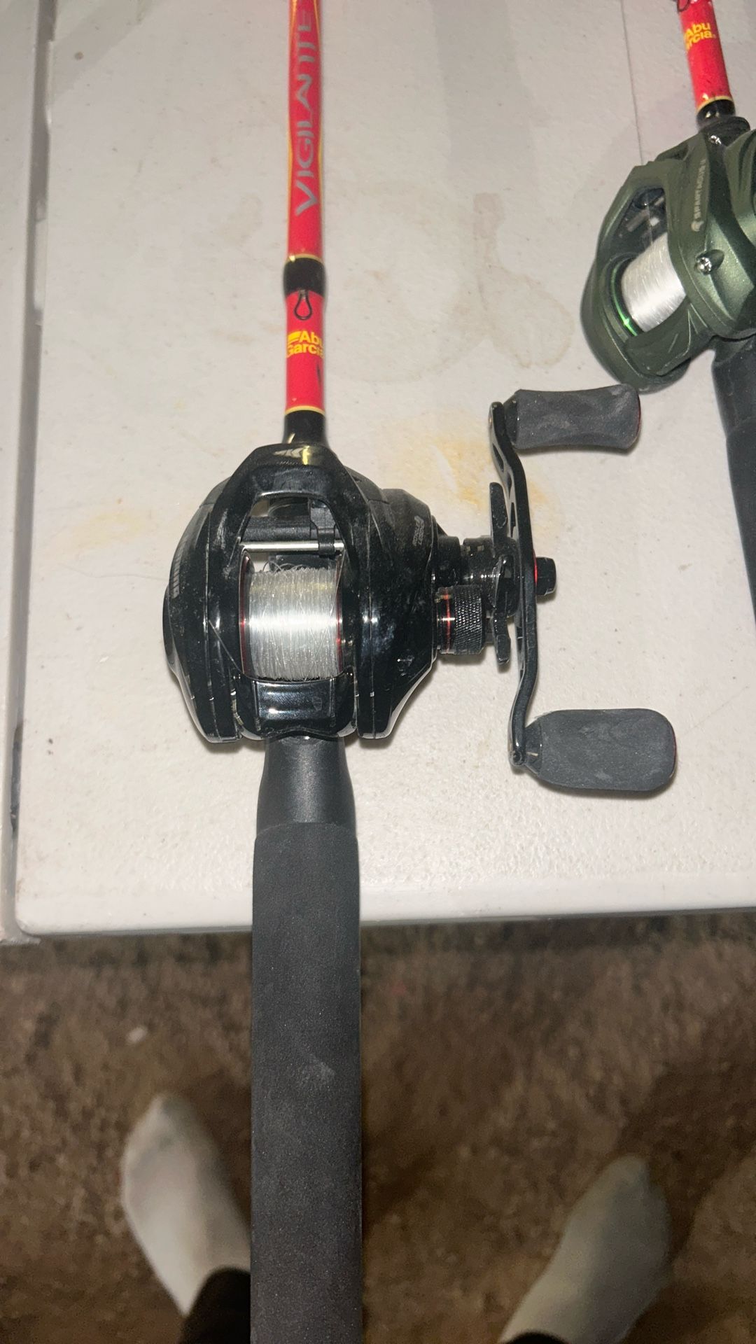 Kastking Baitcaster Paired With Abu Garcia Vigilante