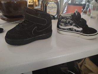 Baby vans and baby Nike high tops