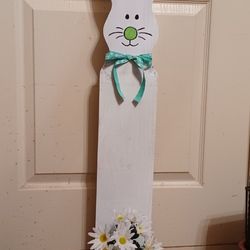 Cute Easter Bunny Flower Box Stands, Flowers Not Included,  Each One Is $16,  2ft.11"1/2 Tall