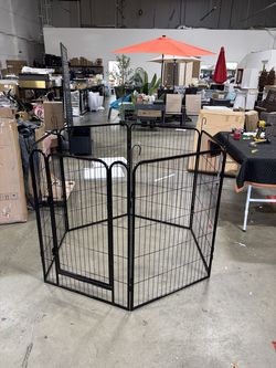 New Dog Playpen, 40 inch 8 Panels Dog Pen for Indoor Heavy Duty Puppy Exercise Pen Metal Pet Fence