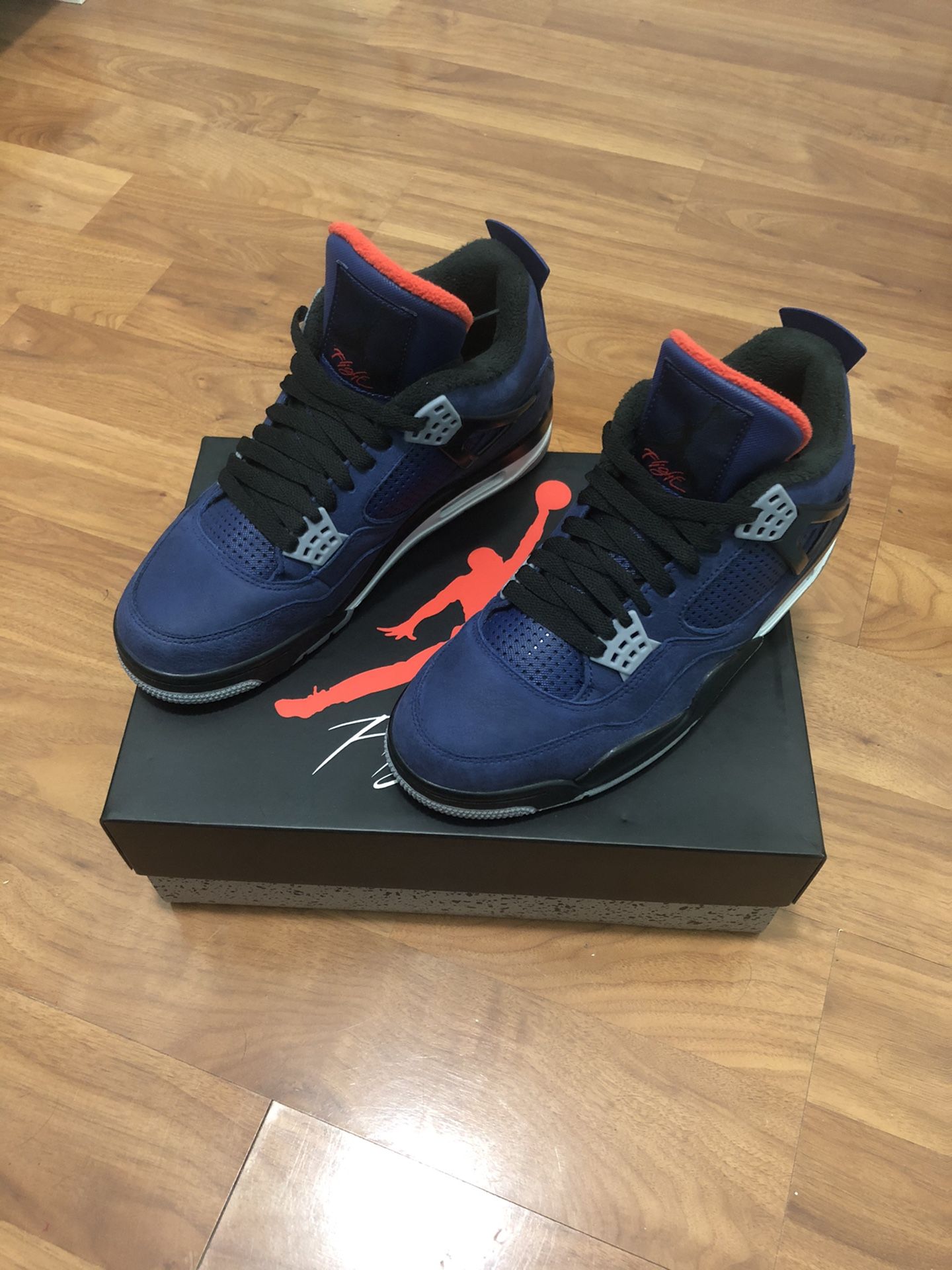 Nike Air Jordan Retro 4 WNTR Loyal Blue Winterized Men Size 8.5