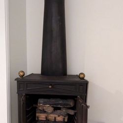 Franklin Wood Stove Cast Iron