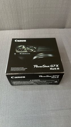 Canon Camera G7X III Available Now US Version Warranty