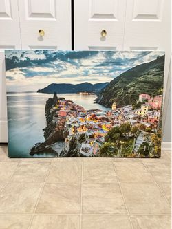 Beautiful large 47 by 32 inch wall art. (MUST SELL TODAY)