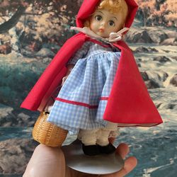 Vintage Alexander Dolls / Red Ridinghood & Little Bo Peep With Box