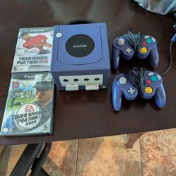 Nintendo GameCube 1st Gen 🔵 Blue With Extra Controller And 2x Games 