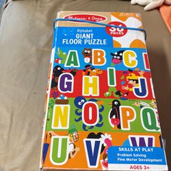 Melissa And Doug Alphabet Giant Floor Puzzle