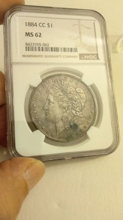 1884-CC Dual Toned Morgan Silver Dollar!!!  ONLY $280 FIRM!!!