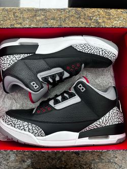 Nike Air Jordan 3 “Black Cement” 2018 sz 13 VNDS 9/10