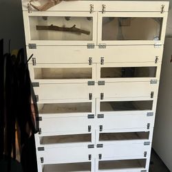 5 house Reptile Enclosure 