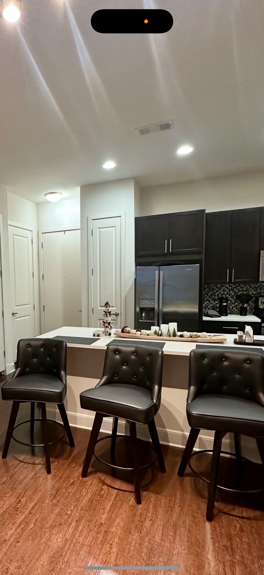 CozyMan 26" Swivel Counter Height Bar Stools Set of 4