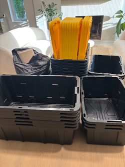 Storage Bins with Lids
