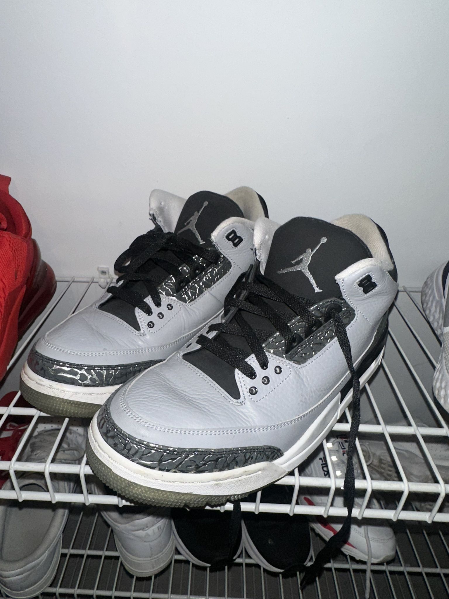 Retro Jordan “Wolf Grey 3” - Size 10.5