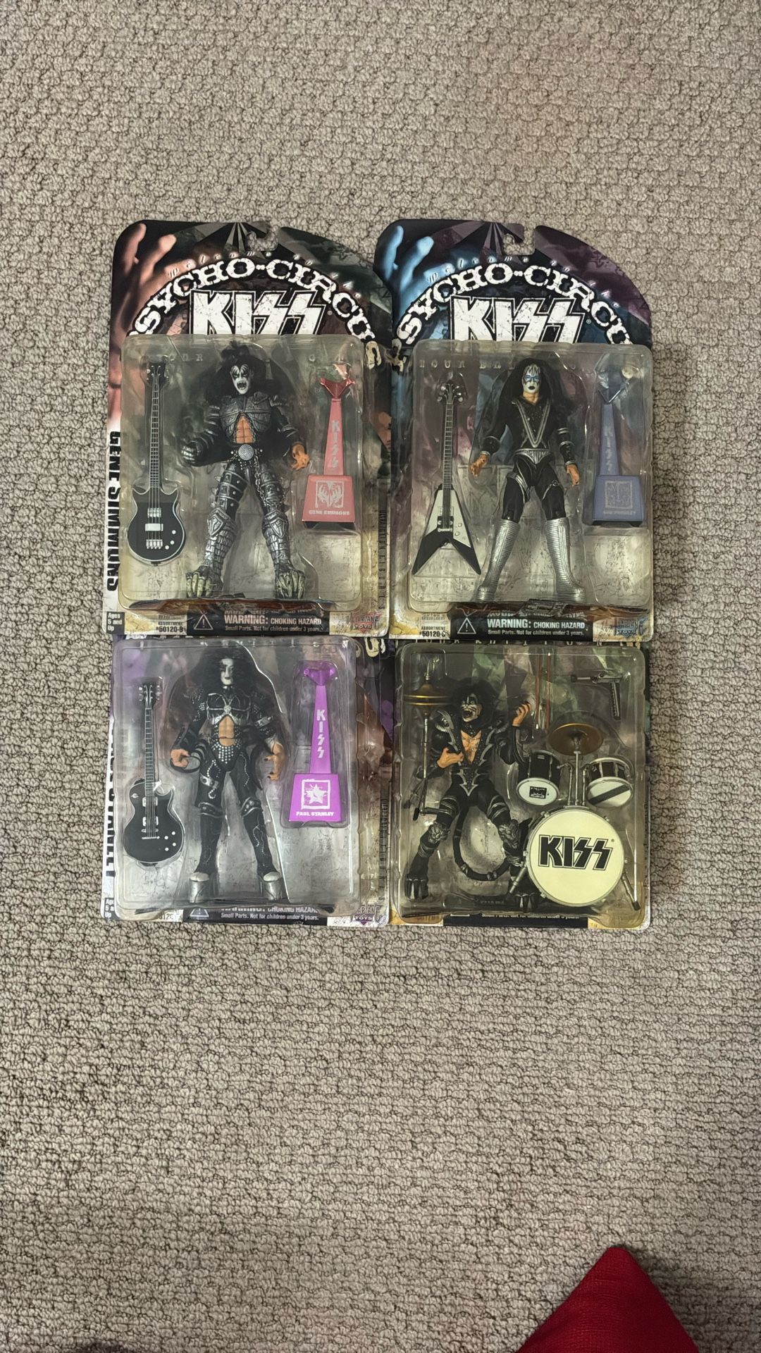 Kiss Psycho Circus Tour Edition Action Figure Set