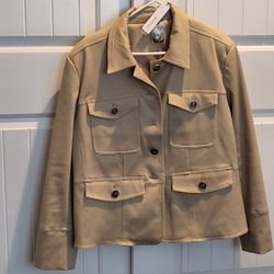 Chicos Womens Twill Jacket