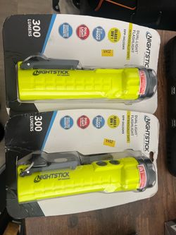Nightstick flashlight combo