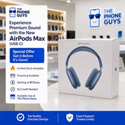 Apple - AirPods Max (USB-C) (Brand New) $1 Down | Payment plan available