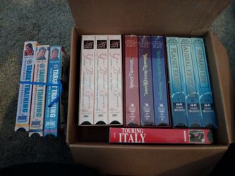 Various VHS sets as shown