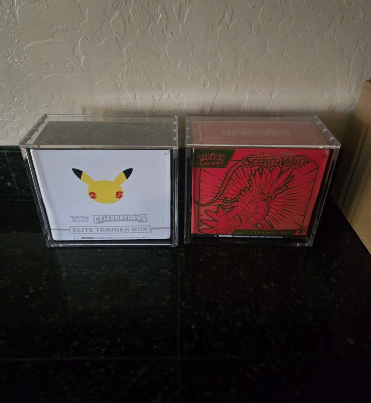 Pokemon Acrylic ETB Cases