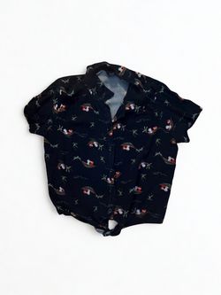 Her Universe Disney The Rescuers Down Under Tie Woven Button-Up BoxLunch Exclusive L