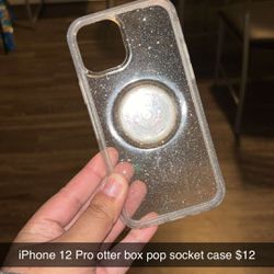 iPhone 12 Pro Otterbox With Pop socket Phone Case